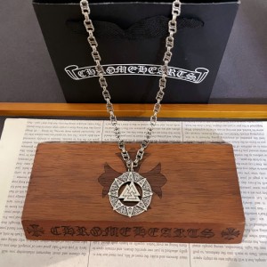 Chrome Hearts クロムハーツ クラシックヴィンテージ Sレターネックレス オクタゴンペンダント