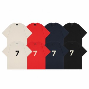    Fear of God FOG 7レタープリント半袖Tシャツ  