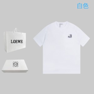 LOEWE 刺繍Tシャツ グラフィック クラシック 半袖Tシャツ