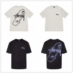 (ステューシー) STUSSY STUSSY SKATE POSSE PIGMENT DYED T-SHIRT1904832 メンズ 半袖 Tシャツ ストック ロゴ stussy トップス コットン