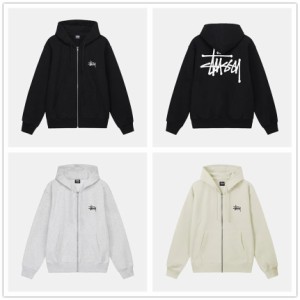 STUSSY ステューシー BASIC ZIP HOOD 1974259 [full zip hooded sweat] パーカー フード フーディ トップス Zip up Hoody Parker ジップ