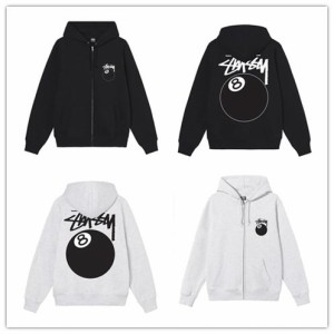 STUSSY ステューシー 8 BALL ZIP HOOD 1974735[full zip hooded sweat] パーカー フード フーディ トップス Zip up Hoody Parker ジップ