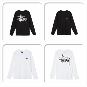 (ステューシー) STUSSY BASIC STUSSY L/S TEE メンズ 長袖 Tシャツ ストック ロゴ stussy トップス コットンメンズ 長袖 [並行輸入品]