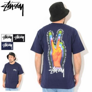 ステューシー Tシャツ 半袖 STUSSY メンズ & レディース Peace Sign ( stussy tee T-SHIRTS カットソー トップス 1904662 USAモデル 正規