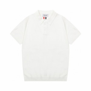  Thom Browne トムブラウン ウェビングニットポロシャツ 