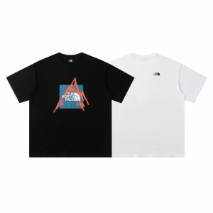 the north faceゆったり大きいサイズ ダブルヤーン生地 半袖Tシャツ