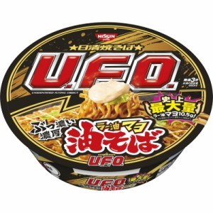 日清食品 日清焼そばU.F.O. 油そば ラー油マヨ カップ麺 カップ焼きそば 112g ×12個