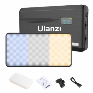 Ulanzi VL200 LEDビデオライト 撮影用 2500K-9000K 無段階調光 撮影照明 Type-C 充電式 小型 軽量 超薄型 持