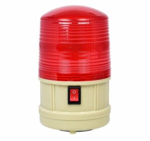 YTCYKJ LED警告灯 マグネット式 電池式 回転灯 回転式警告灯 作業灯 回転・点滅 ストロボライト 非常ライト 電球タイプ 緊急用 工業