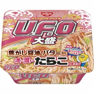 日清食品 日清焼そばU.F.O. 大盛 濃い濃いたらこバター カップ麺 136g ×12個