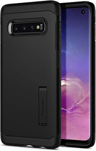 Spigen Galaxy S10 ケース  SCV41  対応 米軍MIL規格取得 耐衝撃 スタンド機能 ワイヤレス充電対応 ギャラクシーs1