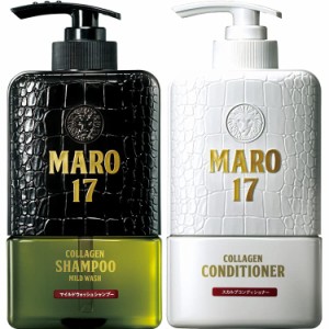 MARO17 コラーゲン シャンプー マイルドウォッシュ  コラーゲン スカルプ コンディショナー セット 350ml×2 メンズ