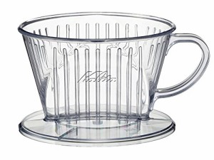 カリタ Kalita コーヒー ドリッパー プラスチック製 1~2人用 101-D 04001 透明