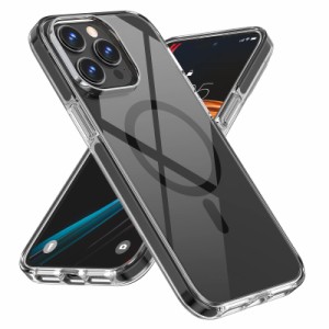 MILPROX iPhone 14 Pro Max ケース Magsafe対応 マグネット搭載 クリア 耐衝撃 カバー 抗菌 黄変防止 超軽量