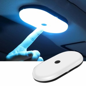SEKIDAR 車の読書灯 車のトランクライト 車室内灯 車のルーフのライト 4色調整可能 カードームライト LED読書灯 USB充電式 マグネ