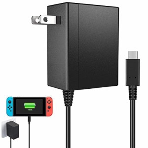 Switch ACアダプター スイッチ 充電器 PSE認証済TVモード対応Type-Cコネクタ PD規格 クイックチャージャー コントローラ 互換