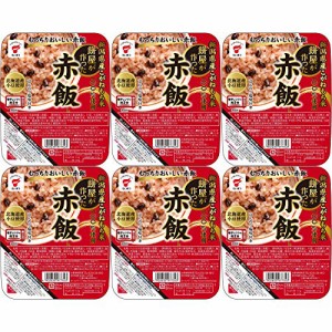 まとめ買い たいまつ食品 餅屋が作った 赤飯 160g×6個