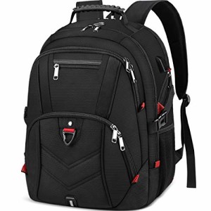 NEWHEY リュック メンズ バックパック 大容量 40L リュックサック 盗難防止 17.3インチ PCバッグ 多機能 防水 イヤホン穴 U