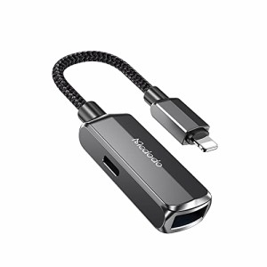 Mcdodo 2in1 ライトニング変換アダプタ i-Phone USB 変換アダプタ 2ポート搭載USB-A 3.0＆ライトニング2.4A急速