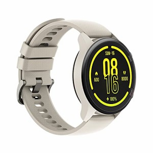 シャオミXiaomi スマートウォッチ Mi Watch 活動量計 16日間バッテリー持続 1.39インチディスプレイ 歩数計 GPS運動記録