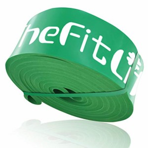 TheFitLife トレーニングチューブ 筋トレチューブ 懸垂チューブ グリーン
