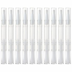 ツイストペン 10本入り 3ml ネイルブラシペン ネイルオイルペン ペンタイプ 詰め替え容器 ブラシ プラスチック 詰め替え 容器 旅行小物