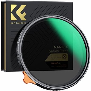 2023新型K&F Concept 82mm 可変NDフィルター ND2-ND32 TRUE COLOR 黄色被り解消可能 両面28層コーティン