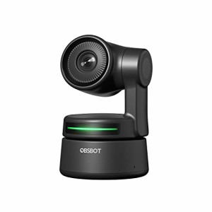 OBSBOT Tiny webカメラ AI 自動追跡 1080P フルHD PTZ ウェブカメラ 2軸 広角 撮影 マイク内蔵 リモート会議 ビ
