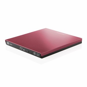 ロジテック ブルーレイドライブ 外付け Blu-ray UHDBD USB3.0対応 再生 編集 書込ソフト付 レッド LBD-PVA6U3VR