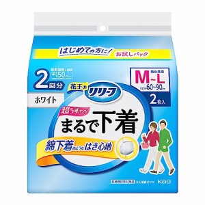 お試しパックリリーフ パンツタイプ まるで下着 2回分 M~L2枚