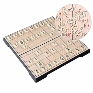 KOKOSUN 将棋 将棋セット 折りたたみ盤 収納便利 丸角型-1