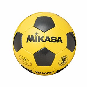 ミカサMIKASA サッカーボール 5号 日本サッカー協会 検定球 一般・大学・高生・中学生用 黄/黒 手縫いボール SVC5011-YBK 推