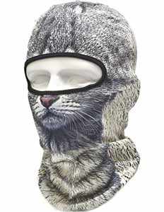 動物柄 フェイスマスク 3D アニマル マスク フルフェイスマスク バラクラバ 目出し帽/サバイバルゲーム・自転車・バイク・アウトドア・コ