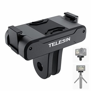 TELESIN DJI Action 3 用 磁気式マウント アダプター マグネット式 アクセサリー カメラ スタンド クイックリリースマウント