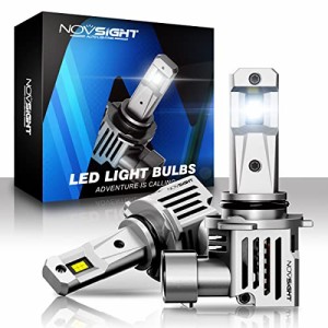 NOVSIGHT HB4 55W 12000LM 無極性 LEDヘッドライトHB4 切れのいいカットライン 6500K 新車検対応 高品質LED