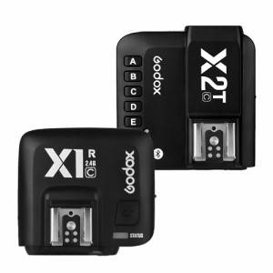 GODOXGodoxX2T-C+X1R-C TTL ワイヤレスフラッシュトリガー 1/8000 レシーバー 32チャンネル TTL無線リモートフ