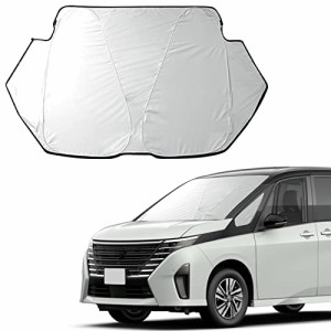 CDEFGニーサン セレナ フロントサンシェード 日産 セレナ C28 2022.12〜専用 サンシェード フロントガラス用 車窓日よけ 遮光