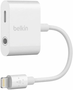 Belkin ライトニング & 3.5mmオーディオ デュアルアダプター iPhone 14 / 13 / 12 / SE / 11 / XR