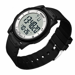 Timeverタイムエバーデジタルうで時計 メンズ 薄型 軽量 装着感よい 防水腕時計 led watch アラーム スポーツウォッチ ストップ