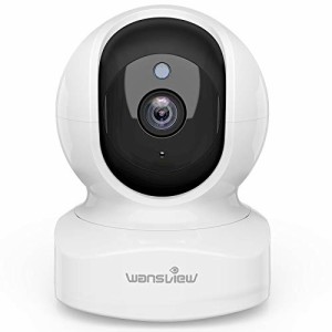 Wansview ネットワークカメラ 1080P 200万画素 ベイビーモニター WiFi IPカメラ ワイヤレス屋内防犯カメラ ペットカメラ