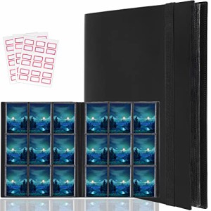 JANLOFO カードファイル トレカ ファイル 9ポケット トレーディングカード ファイル 360枚収納可能 横入れ カードアルバム インデッ