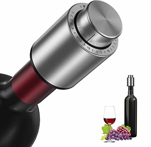 ワイン栓 ワインストッパー バキュームポンプ シャンパンストッパー 真空ワインストッパー ワイン保存 ワインキャンプ ステンレス製 赤ワ