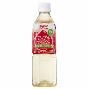 ピジョン 赤ちゃんのアップル&ウォーター ペットボトル 子ども ジュース飲みやすい 甘さ控えめ 500ml×24本