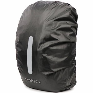 SUNOGE リュックカバー レインカバー 雨雪よけ ザックカバー 210T 190T 夜間反射 26L-40L 高耐久性 強力撥水 風飛び防止