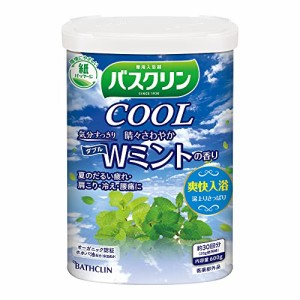 医薬部外品バスクリンクール入浴剤 晴々さわやかWミントの香り600g クール入浴剤 すっきりさわやか