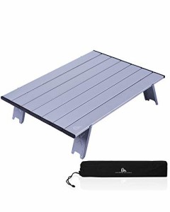 iClimb アウトドアテーブル ミニローテーブル-L テーブル 折畳テーブルアルミ製 耐荷重30kg 超軽量0.68kg コンパクトソロ