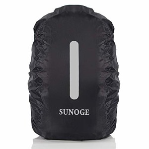 SUNOGE リュックカバー レインカバー 雨雪よけ ザックカバー 210T 190T 夜間反射 26L-40L 高耐久性 強力撥水 風飛び防止