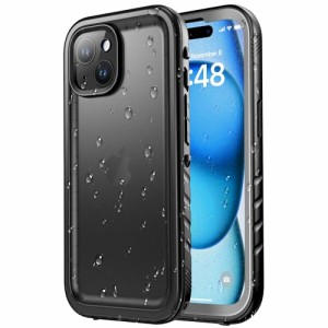 SPORTLINK iPhone 15 用 防水ケース iPhone 15 用 耐衝撃 ケース 完全防水 IP68防水等級 防雪 防塵 耐衝撃