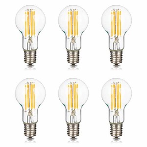 Haian Support フィラメント電球 E17口金 60W形相当 ミニクリプトン電球 6W LED電球 電球色 3000k 600lm シ