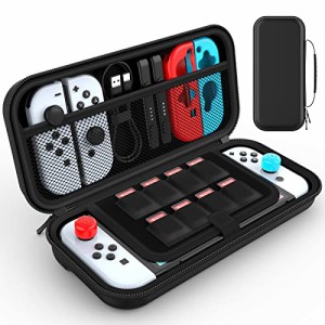 HEYSTOP Switch ケース/Switch 有機elモデル対応Switch 有機el ケース 保護ケース 8枚ゲームカード収納